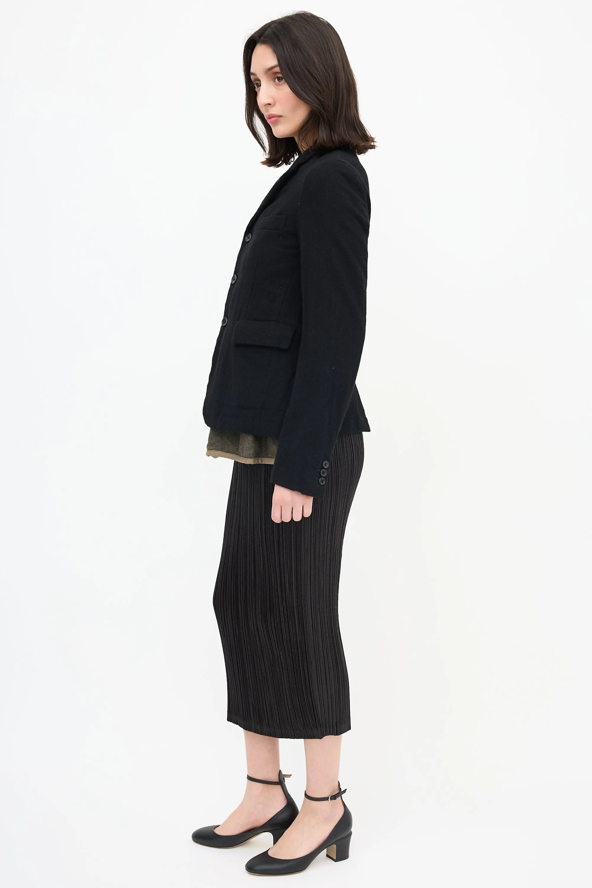 Black FW 2014 Layered Blazer