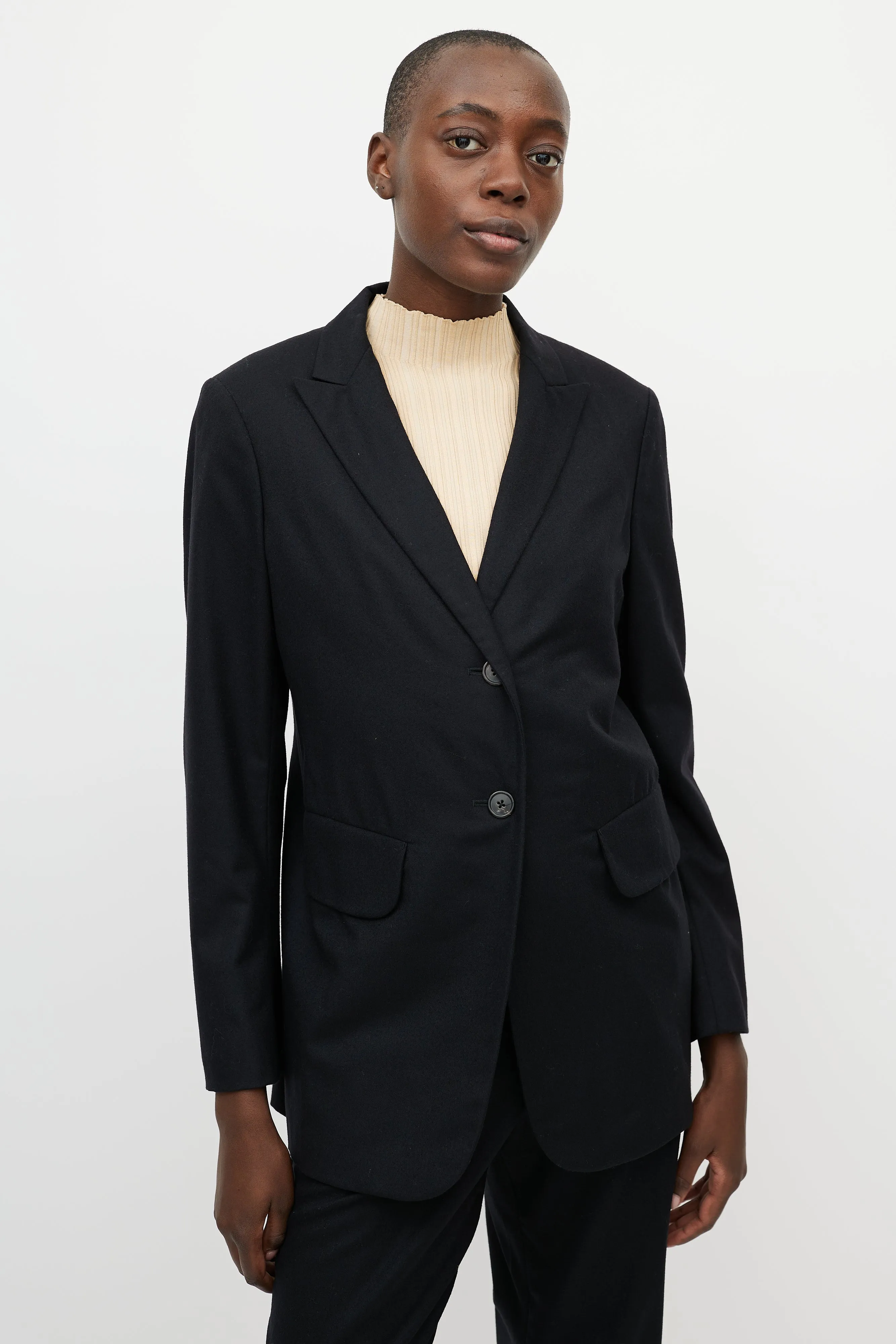 Black Wool Suit