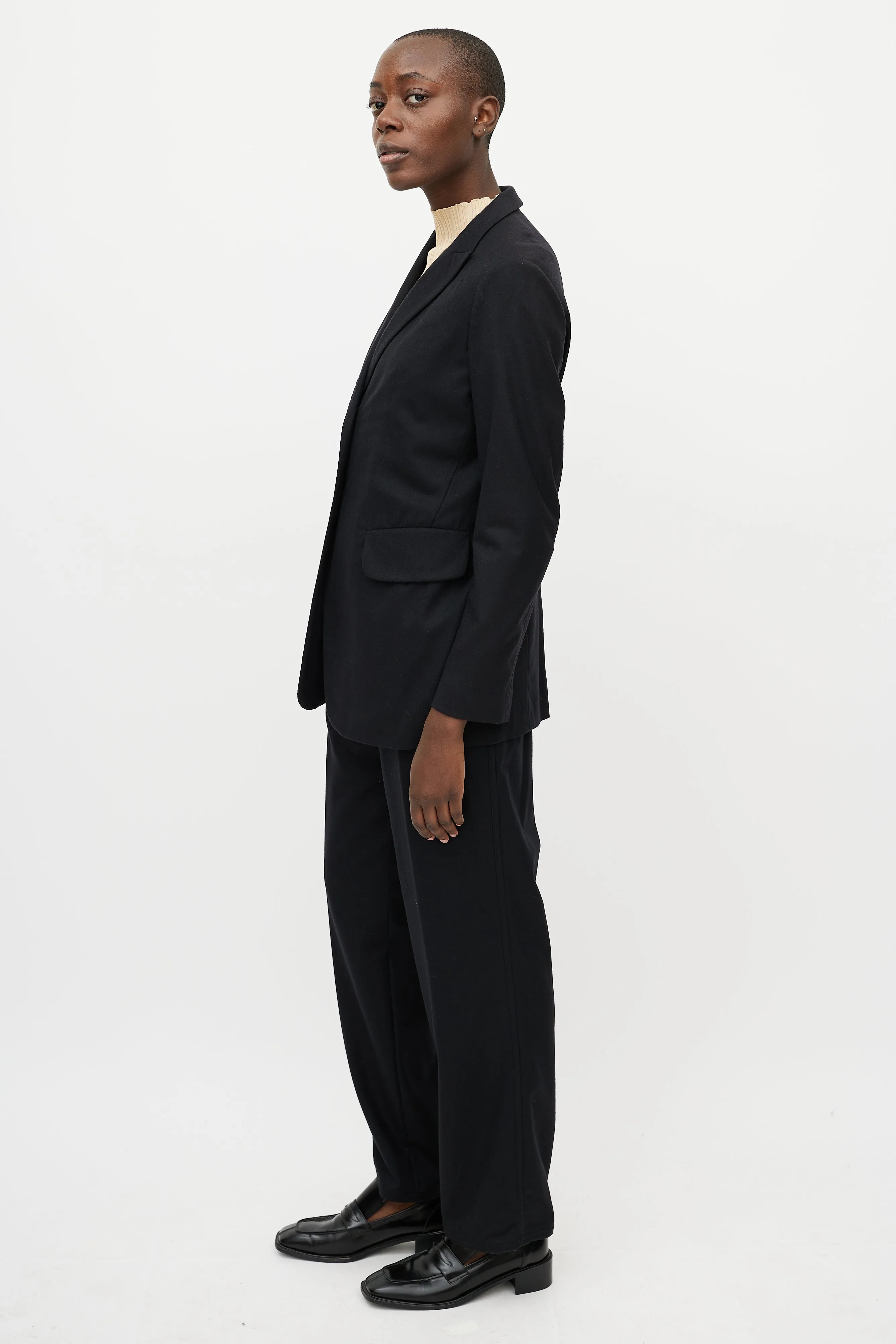 Black Wool Suit