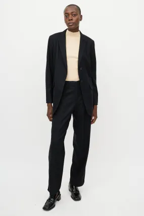 Black Wool Suit