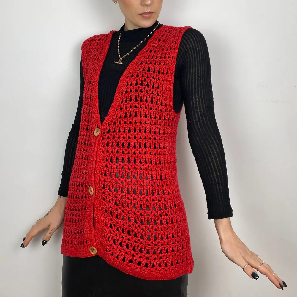 Crochet Vest - MEDIUM