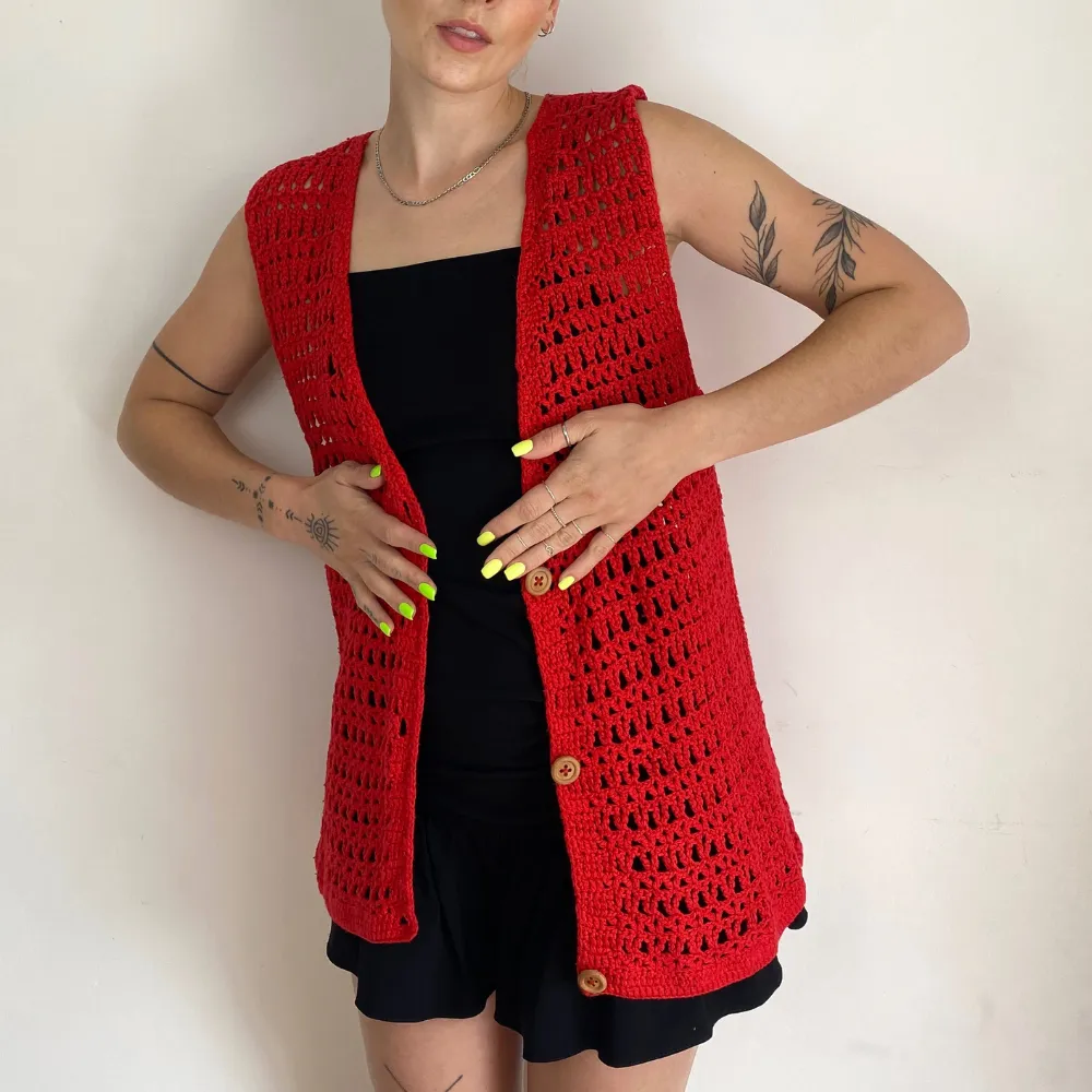 Crochet Vest - MEDIUM