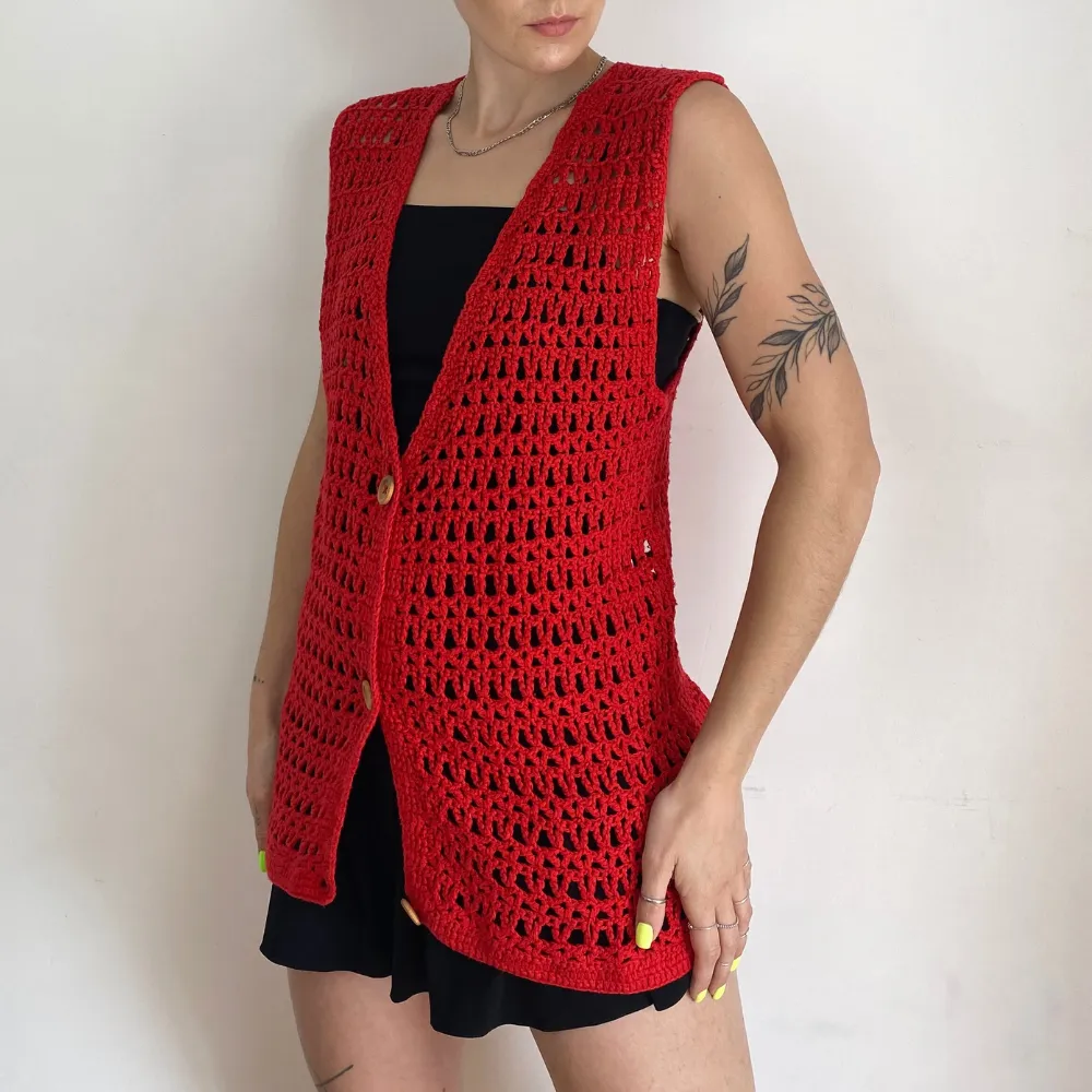 Crochet Vest - MEDIUM
