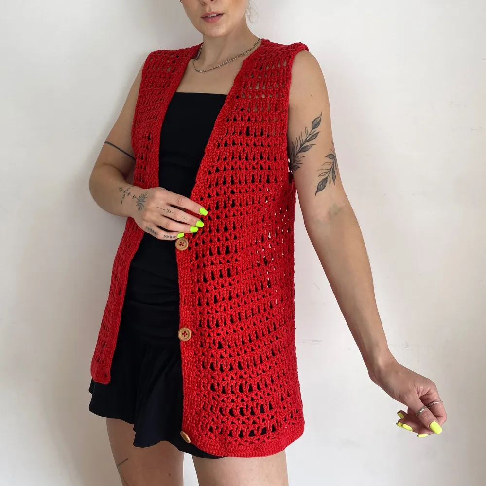 Crochet Vest - MEDIUM