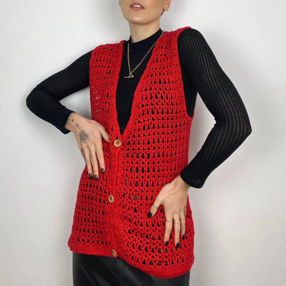 Crochet Vest - MEDIUM