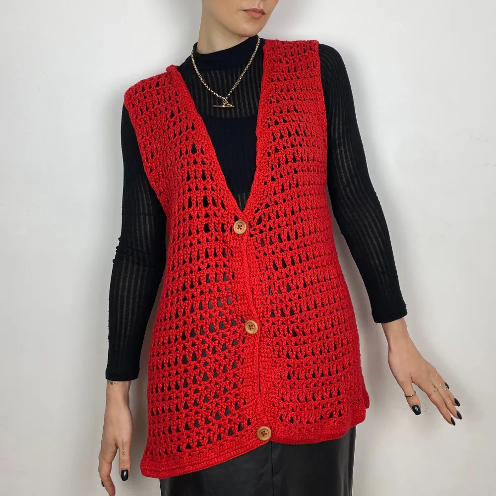 Crochet Vest - MEDIUM