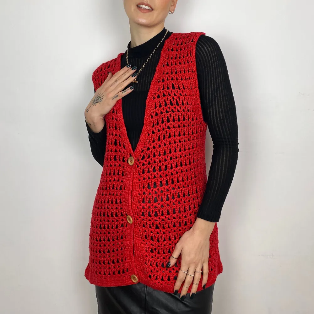 Crochet Vest - MEDIUM