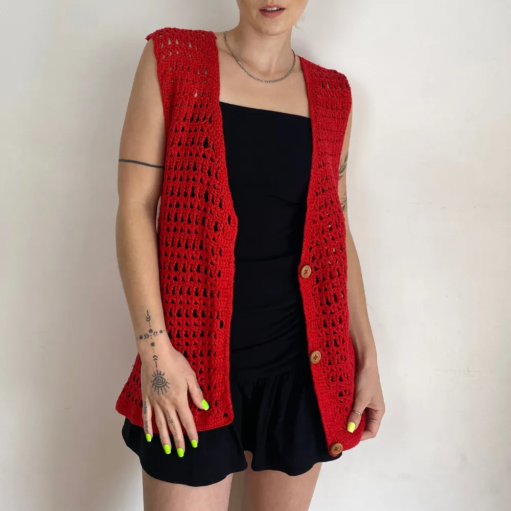 Crochet Vest - MEDIUM
