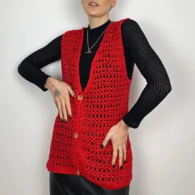 Crochet Vest - MEDIUM