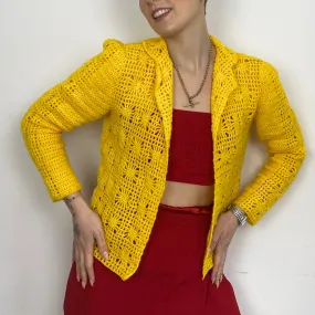 Floral Crochet Cardigan - XS