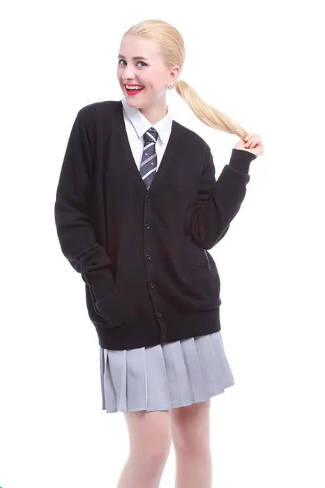 Japanese School Uniform Knitwear Cardigan Lovers Pack Cosplay Costumes