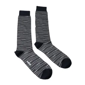 Missoni GM00CMU5231 0005 Gray/Black Knee Length Socks