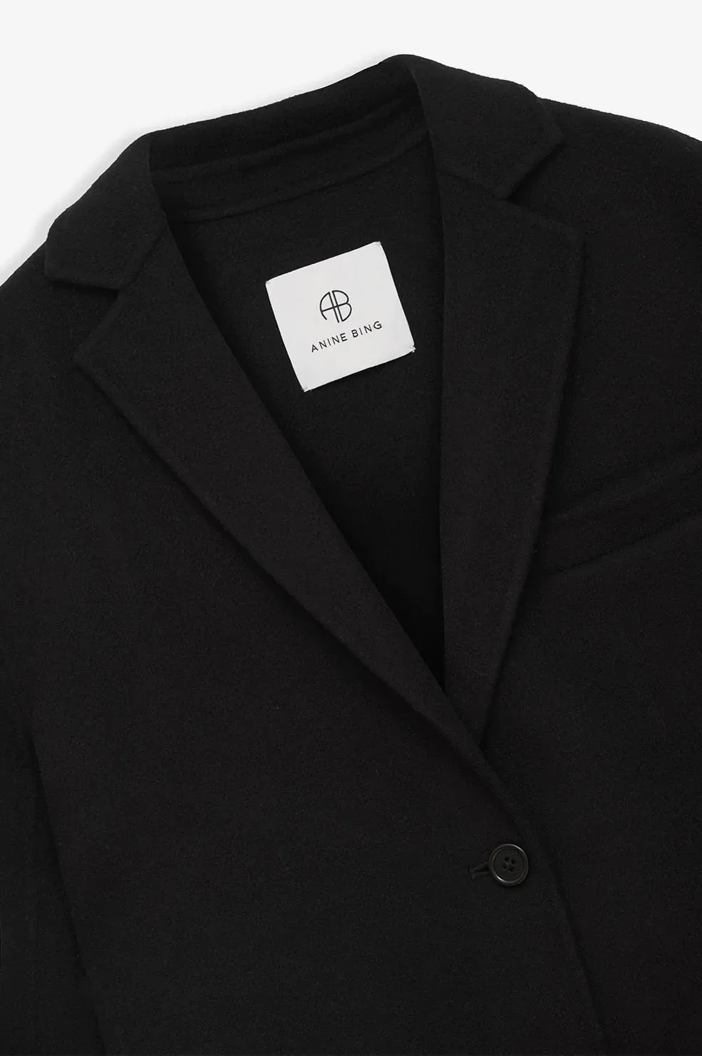 QUINN BLAZER - BLACK CASHMERE BLEND