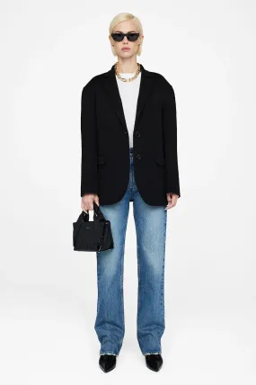 QUINN BLAZER - BLACK CASHMERE BLEND